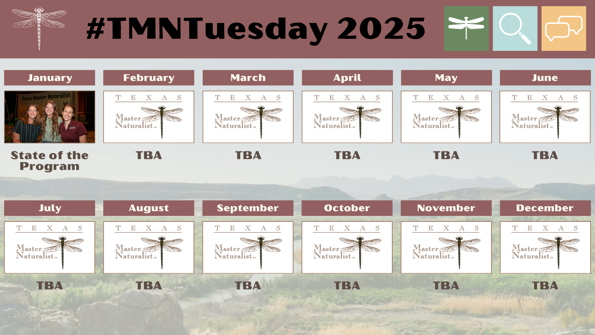 2025 TMNTuesdays Calendar