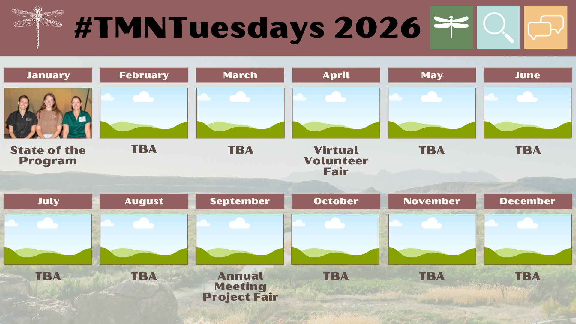 2026 TMNTuesday Calendar